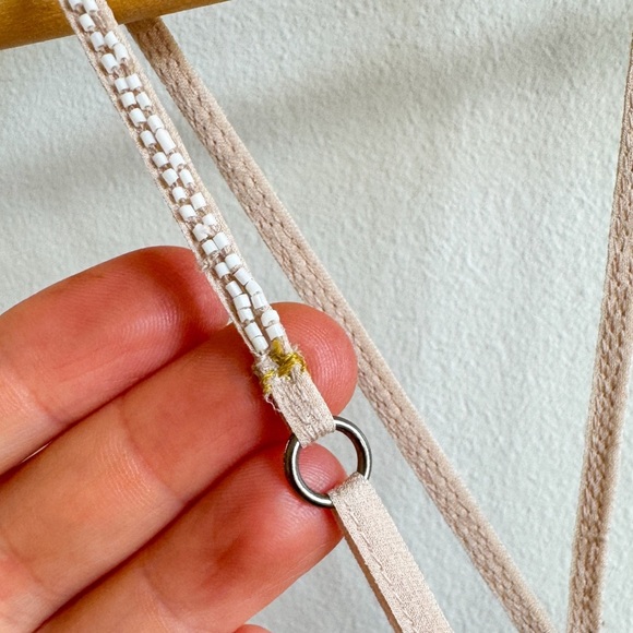 HAUTE HIPPIE • Winds of Change Beaded Feather Silk Slip Dress in Buff - Picture 10 of 16